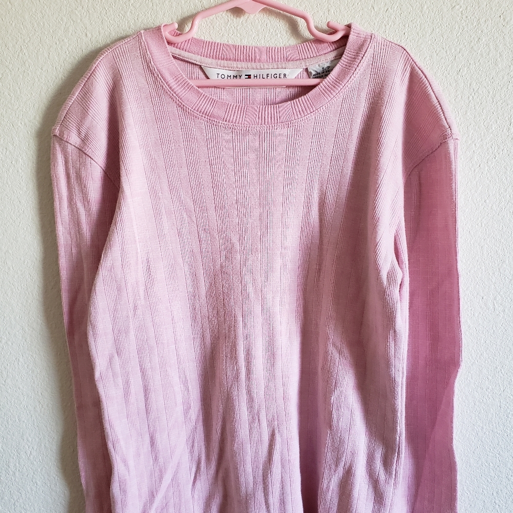 Pink, Long sleeve, Tommy Hilfiger Shirt